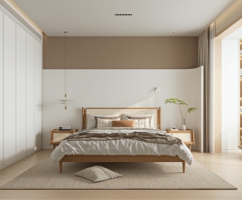 Japanese Style Bedroom-ID:759404905