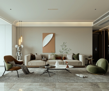 Modern A Living Room-ID:789720063