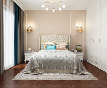 American Style Bedroom-ID:940875059