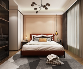 New Chinese Style Bedroom-ID:502687937
