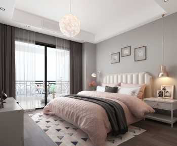 Modern Nordic Style Bedroom-ID:408714065