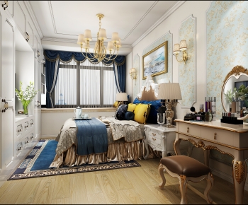 European Style Bedroom-ID:742645988