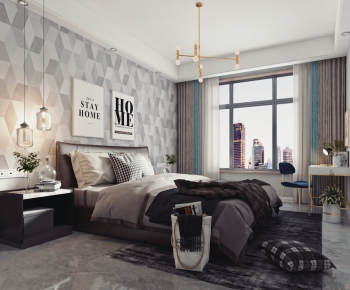 Modern Bedroom-ID:889544019