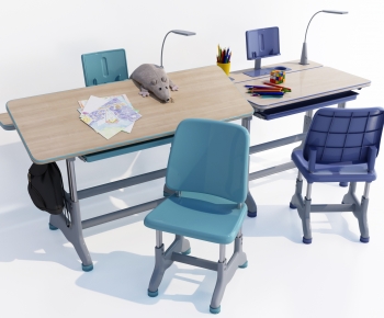 Modern Computer Desk And Chair-ID:629518999