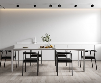 Modern Dining Table And Chairs-ID:750519992