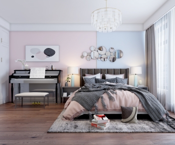 Nordic Style Girl's Room Daughter's Room-ID:941350943