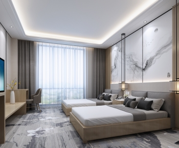 New Chinese Style Bedroom-ID:733681922