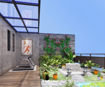 Modern Courtyard/landscape-ID:498373999