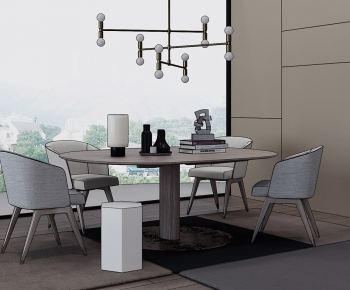 Modern Dining Table And Chairs-ID:938229085