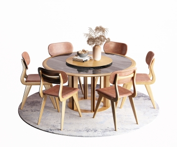 Nordic Style Dining Table And Chairs-ID:259674079