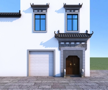 Chinese Style Facade Element-ID:772154099