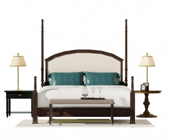 American Style Double Bed-ID:792628053