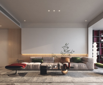 Modern A Living Room-ID:661345963