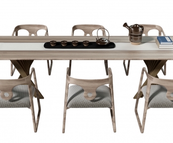 Japanese Style Tea Tables And Chairs-ID:413557052