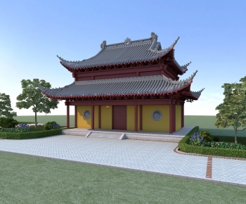 Chinese Style Ancient Architectural Buildings-ID:908015972