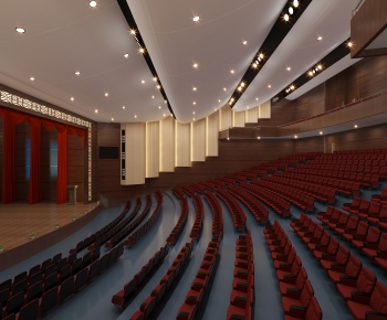 New Chinese Style Office Lecture Hall-ID:152925017