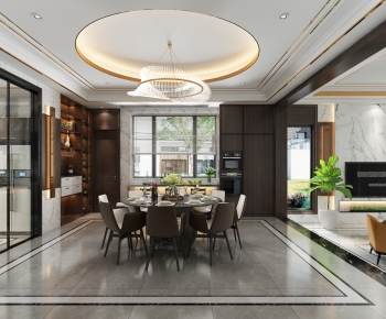 Post Modern Style Dining Room-ID:844030411