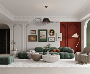 French Style A Living Room-ID:177777058