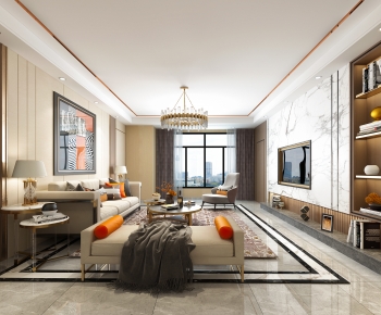 Modern A Living Room-ID:154969756