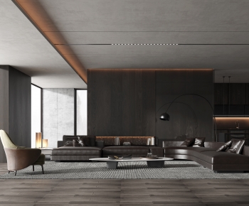 Modern A Living Room-ID:564215907