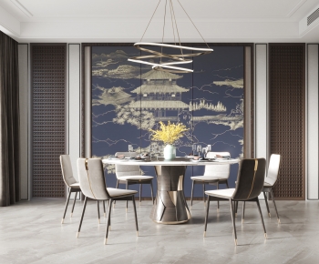 New Chinese Style Dining Room-ID:106291063