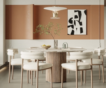 Modern Dining Table And Chairs-ID:977035059