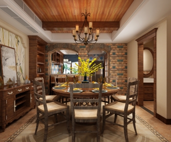 American Style Dining Room-ID:323338035