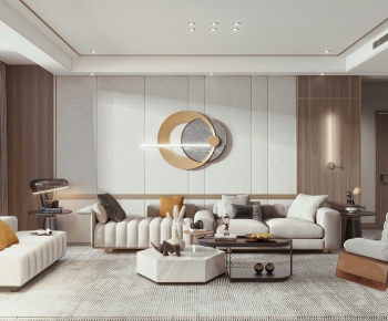 Modern A Living Room-ID:832971108