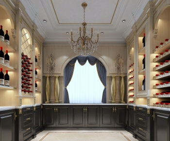 French Style Wine Cellar/Wine Tasting Room-ID:468590978