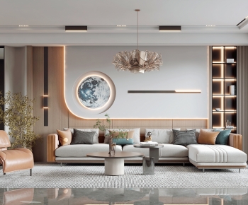 Modern A Living Room-ID:177700556