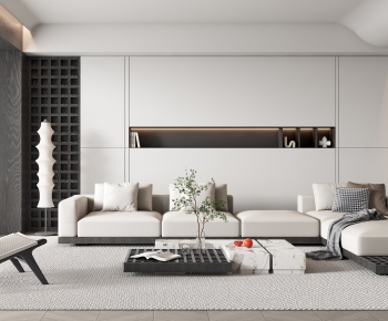 Modern A Living Room-ID:766447073