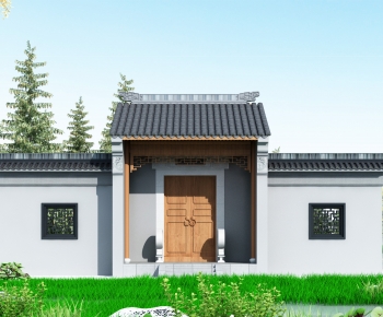 Chinese Style Facade Element-ID:391880048
