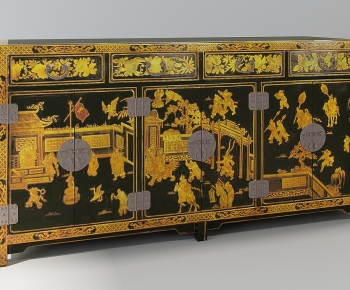 Chinese Style Decorative Cabinet-ID:589647059
