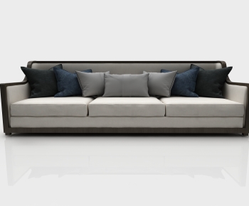 New Chinese Style Three-seat Sofa-ID:280869098