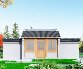 Chinese Style Facade Element-ID:428778891