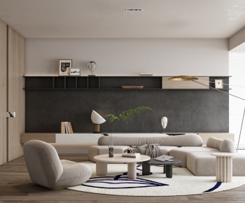Wabi-sabi Style A Living Room-ID:372286084