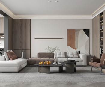 Modern A Living Room-ID:810324915