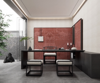 New Chinese Style Tea House-ID:346730953