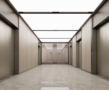 Modern Corridor/elevator Hall-ID:521806967