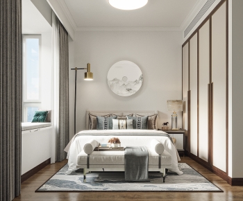 New Chinese Style Bedroom-ID:103627926