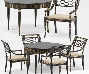 New Classical Style Dining Table And Chairs-ID:607461934