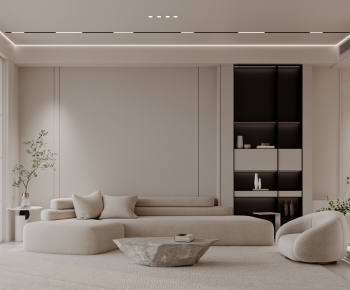 Wabi-sabi Style A Living Room-ID:350250012