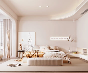 Wabi-sabi Style Bedroom-ID:940413006