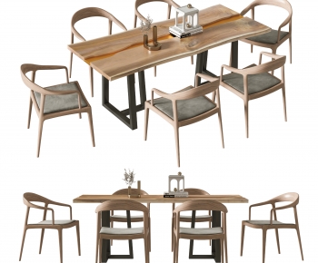 Modern Dining Table And Chairs-ID:822370055