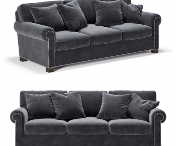 American Style Three-seat Sofa-ID:273641117