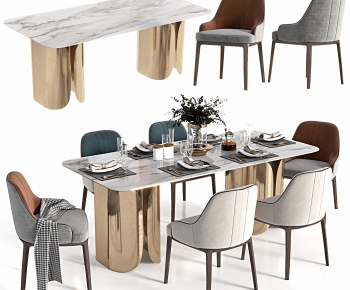 Modern Dining Table And Chairs-ID:360760757