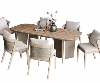 Modern Dining Table And Chairs-ID:885955108