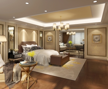 American Style Bedroom-ID:495193008