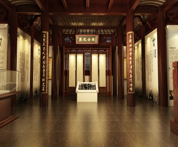 中式展厅博物馆-ID:812659325