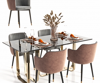 Modern Dining Table And Chairs-ID:831059937